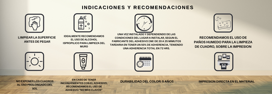 INDICACIONES Y RECOMENDACIONES INSTALACIÓN