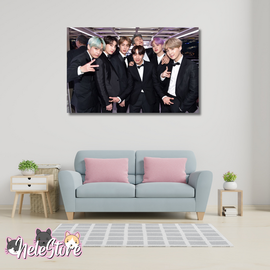 BTS (4) Cuadro 40x30 cm, 60x39 cm, 70x50 cm