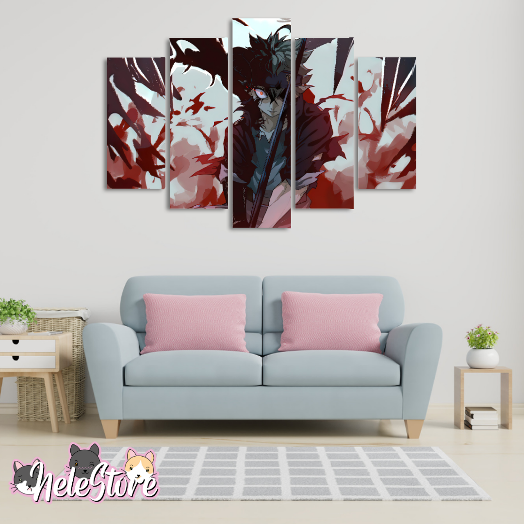 Black Clover (2) - Segmentado 5 piezas 110x80 cm