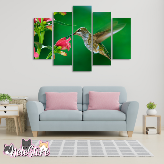 Colibri (1) - Segmentado 5 piezas 110x80 cm