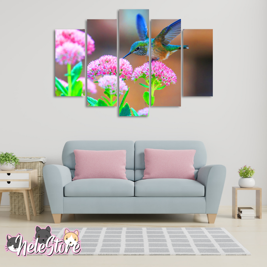 Colibri (2) - Segmentado 5 piezas 110x80 cm