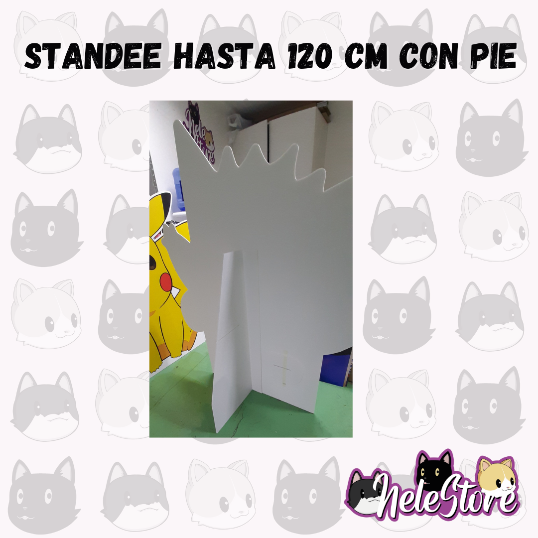 Standee 120 cm con pie