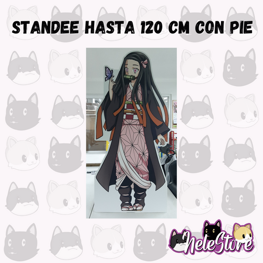 Standee 120 cm con pie