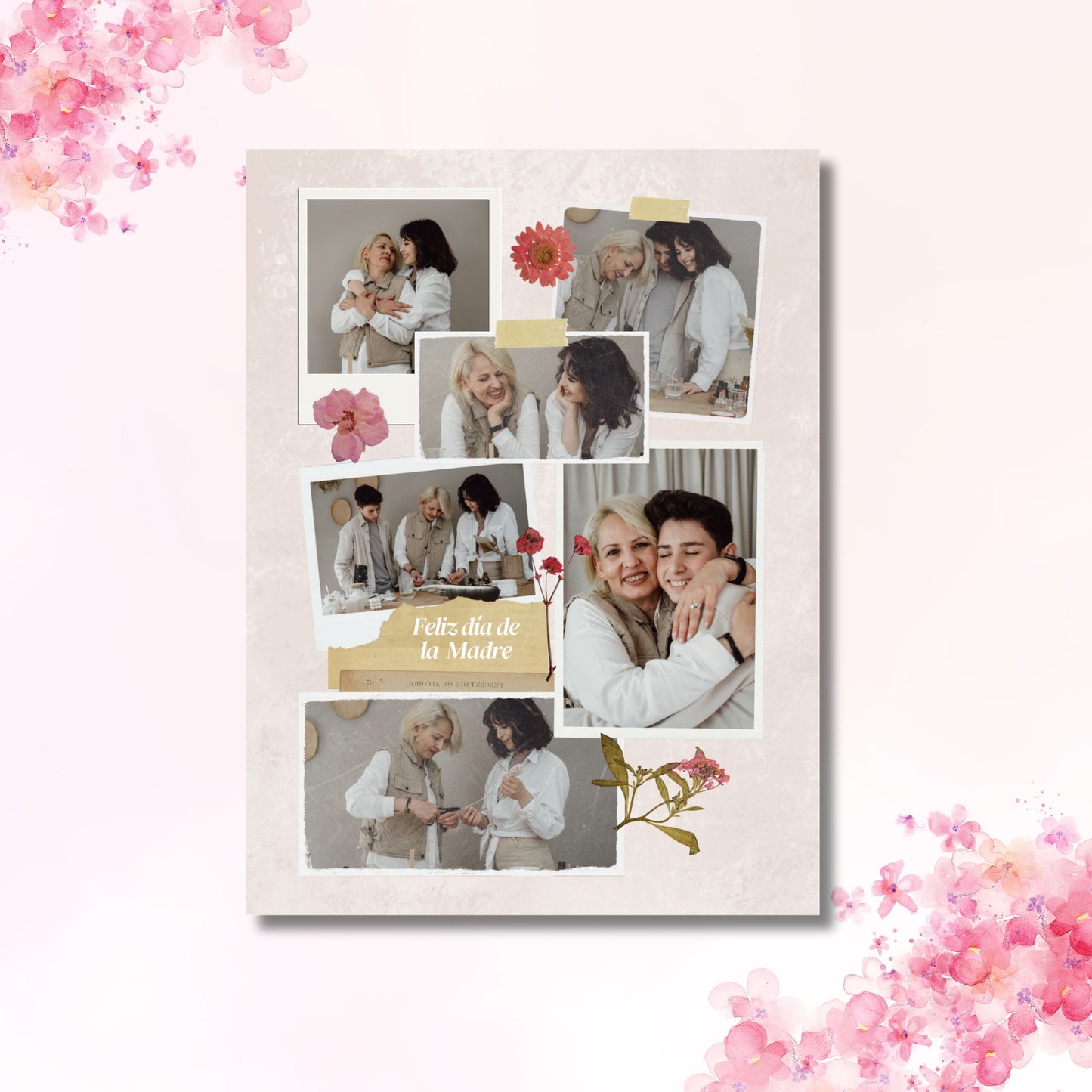 Día de la madre (1) Cuadro 40x30 cm, 60x39 cm, 70x50 cm