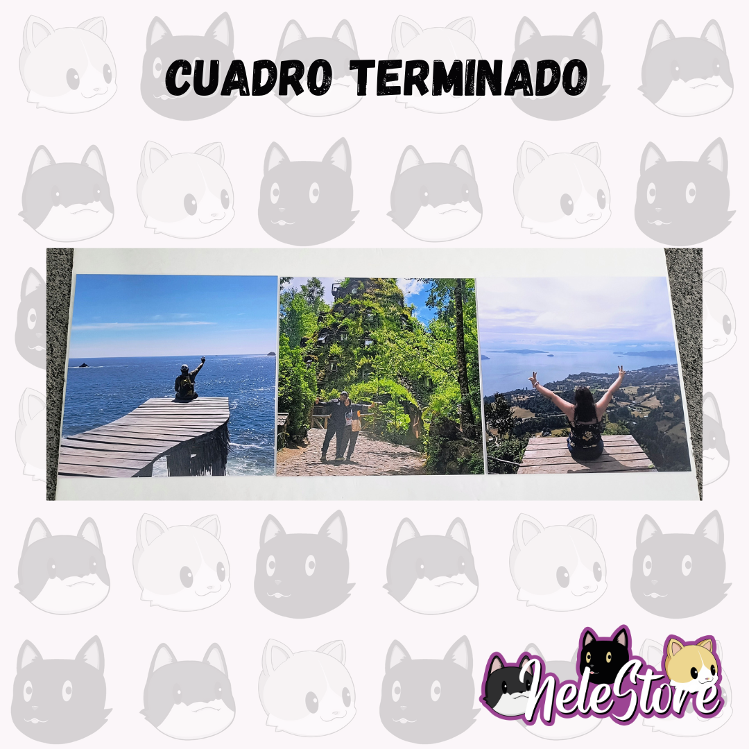 Promoción 3 Cuadros 40x40 cm
