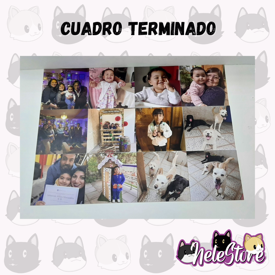 Promoción 12 Cuadros 20x20 cm