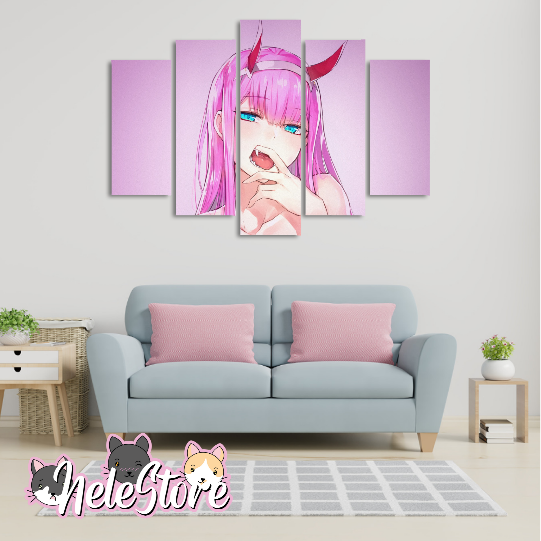 Darling in the Franxx (1)- Segmentado 5 piezas 110x80 cm