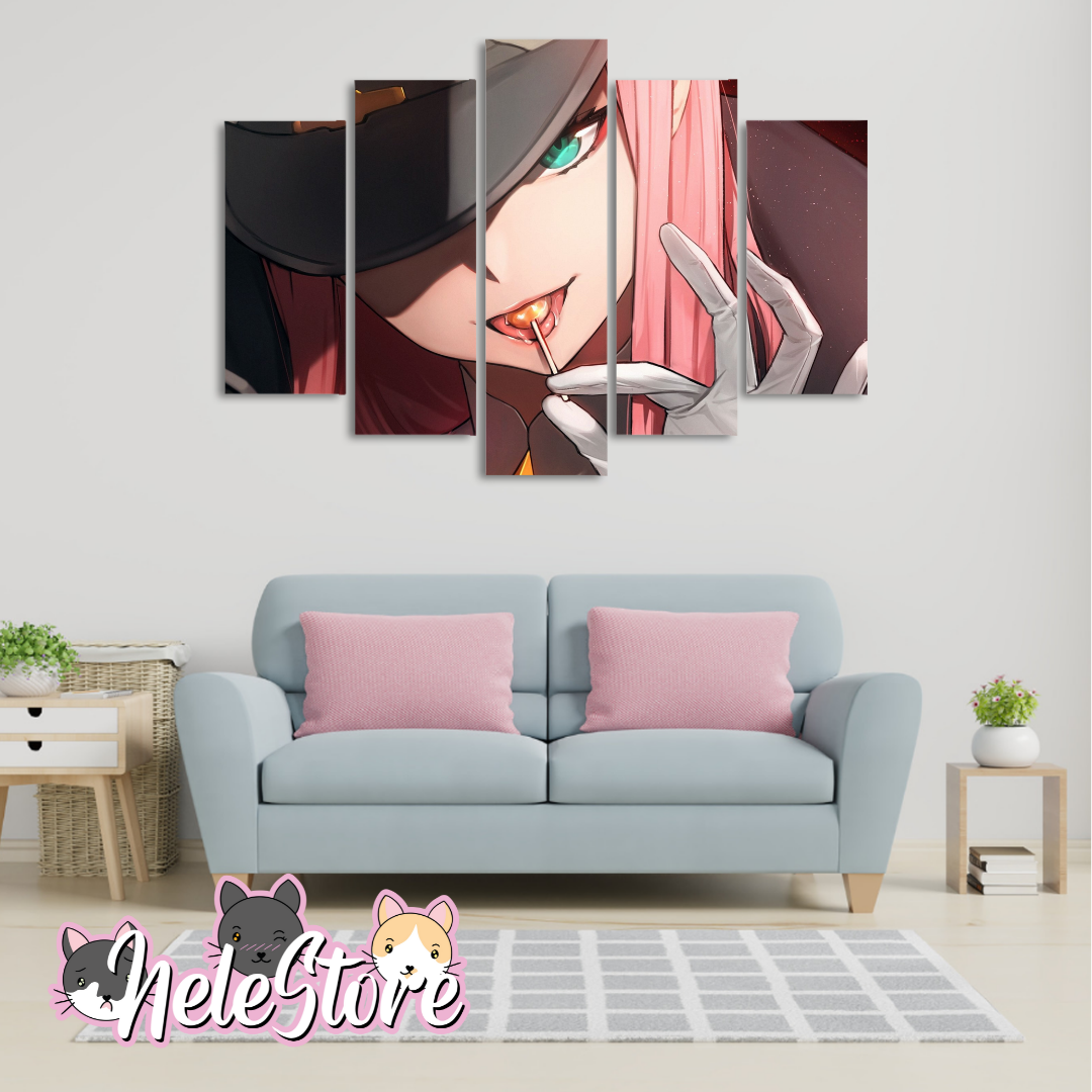 Darling in the Franxx (2)- Segmentado 5 piezas 110x80 cm