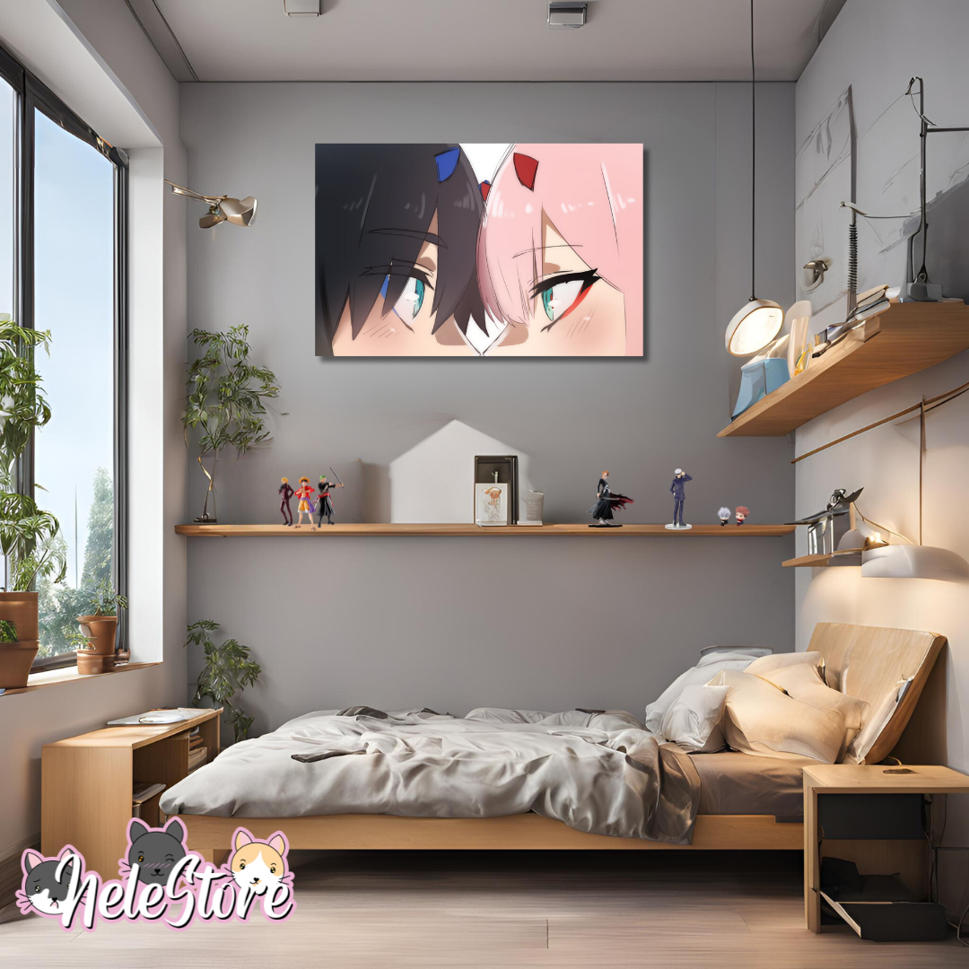 Darling in the Franxx (2) Cuadro 40x30 cm, 60x39 cm, 70x50 cm