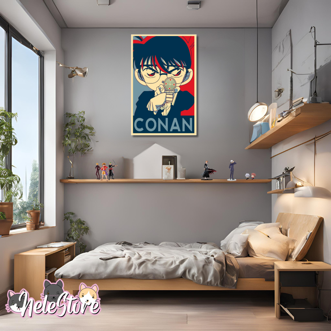 Detective Conan (3) Cuadro 40x30 cm, 60x39 cm, 70x50 cm