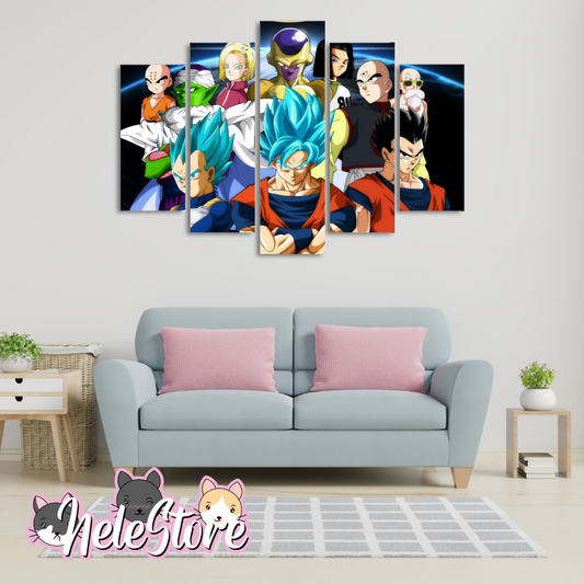 Dragon Ball (2) - Segmentado 5 piezas 110x80 cm