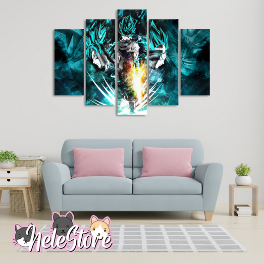 Dragon Ball (5) - Segmentado 5 piezas 110x80 cm