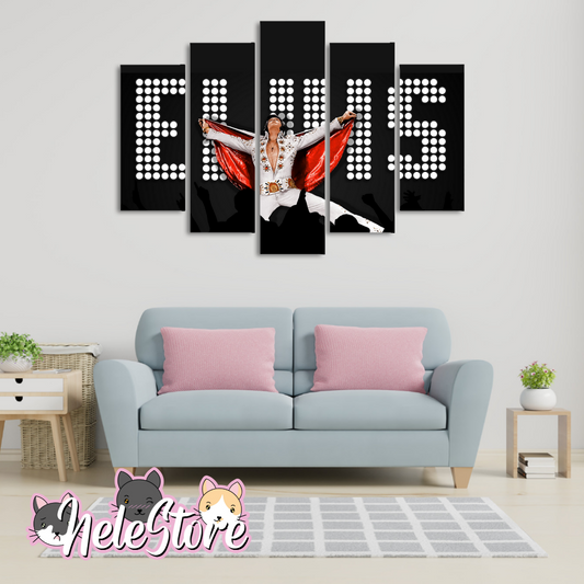 Elvis - Segmentado 5 piezas 110x80 cm