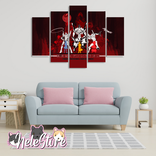 Evangelion (3) - Segmentado 5 piezas 110x80 cm