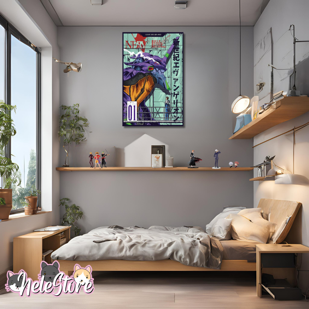 Evangelion (1) Cuadro 40x30 cm, 60x39 cm, 70x50 cm