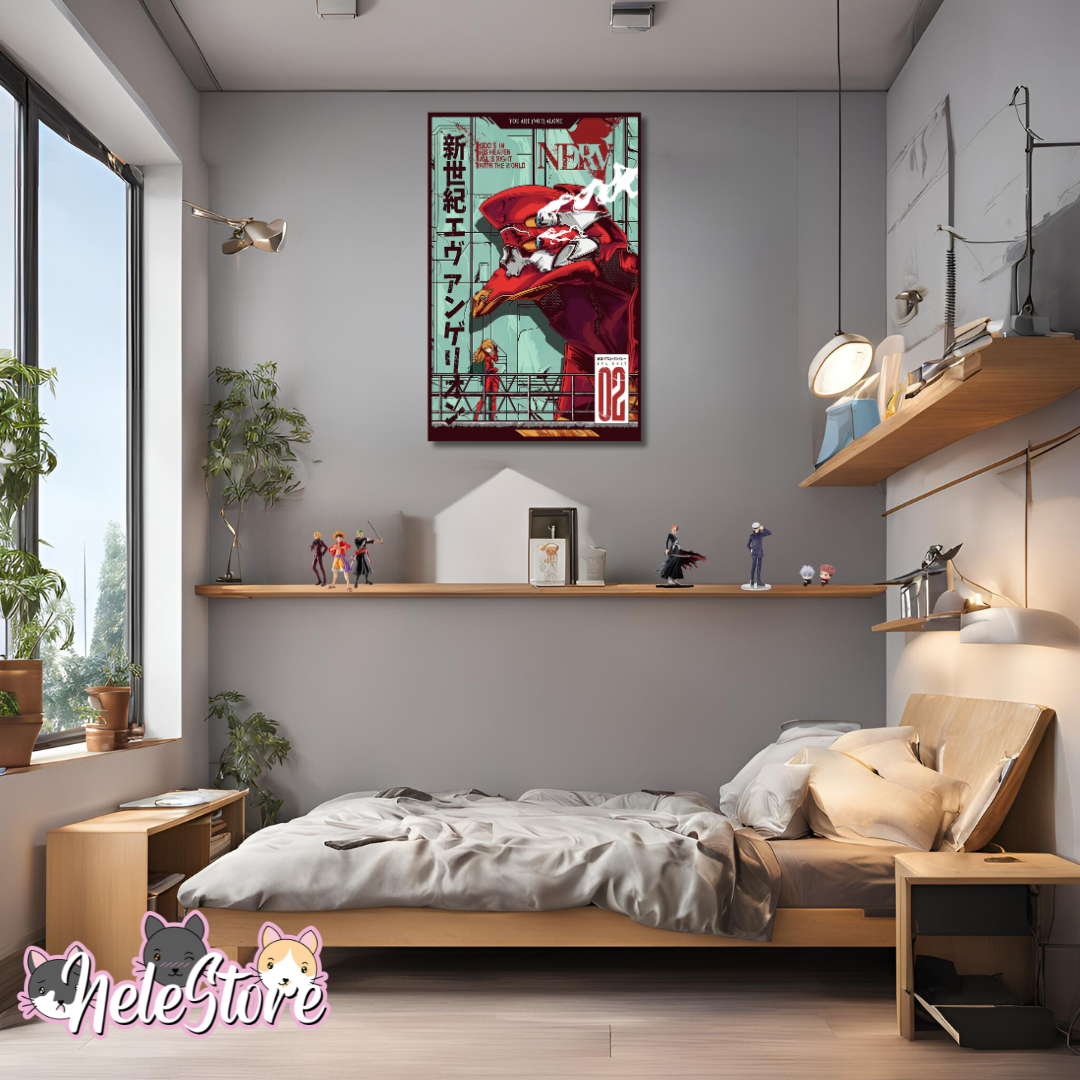 Evangelion (3) Cuadro 40x30 cm, 60x39 cm, 70x50 cm