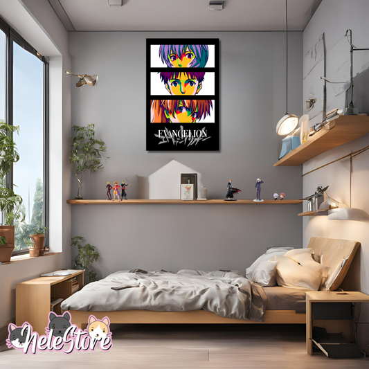 Evangelion (9) Cuadro 40x30 cm, 60x39 cm, 70x50 cm
