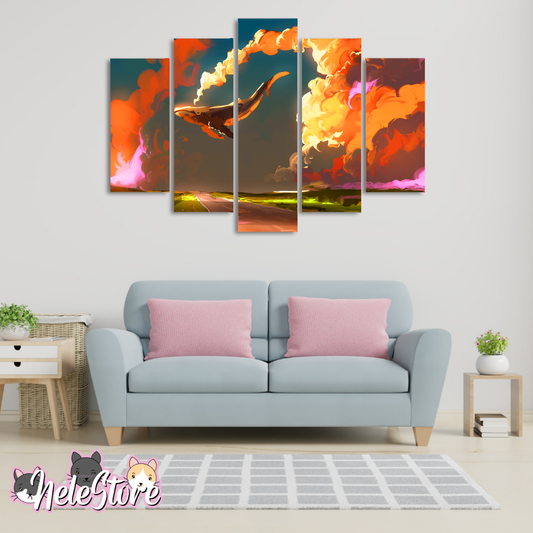 Fantasía (2) - Segmentado 5 piezas 110x80 cm