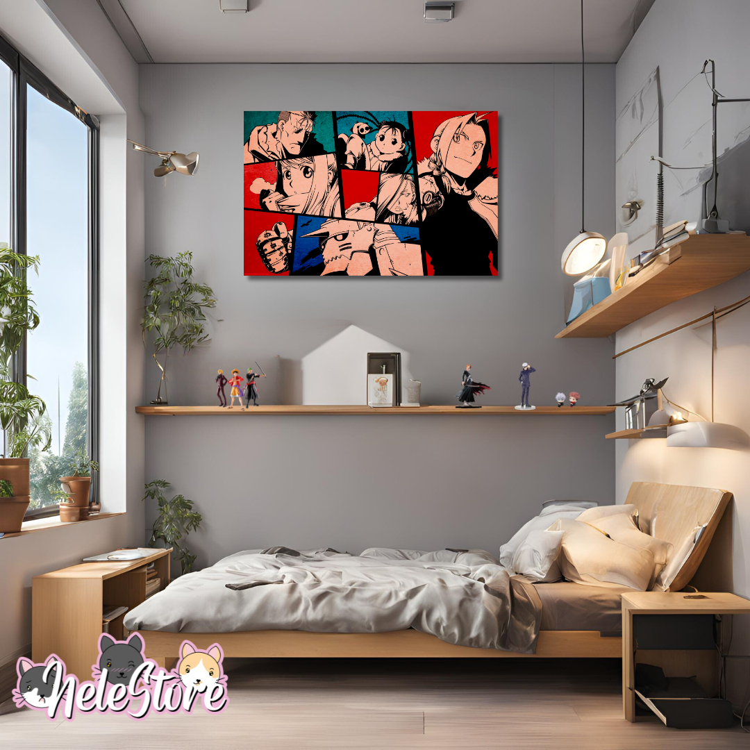 Fullmetal Alchemist (4) Cuadro 40x30 cm, 60x39 cm, 70x50 cm