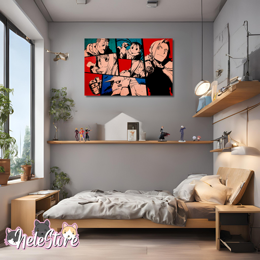 Fullmetal Alchemist (4) Cuadro 40x30 cm, 60x39 cm, 70x50 cm