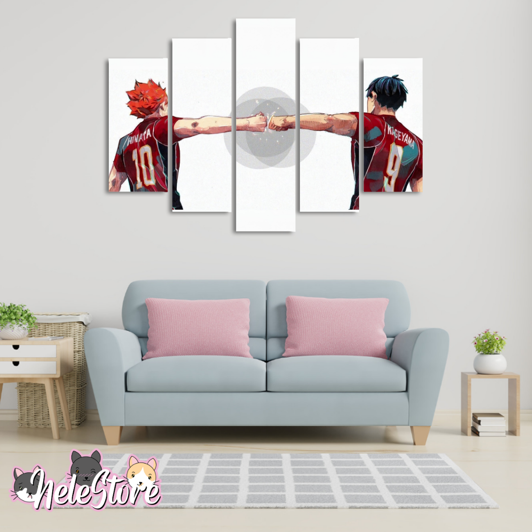 Haikyu (2) - Segmentado 5 piezas 110x80 cm