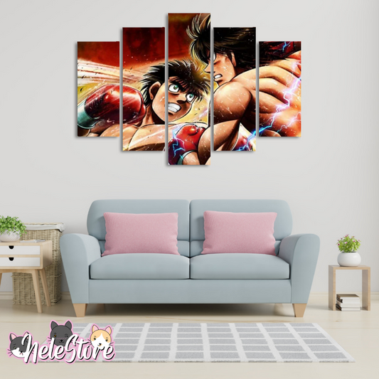 Hajime no Ippo (1) - Segmentado 5 piezas 110x80 cm