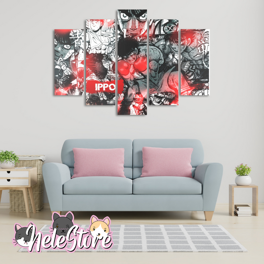 Hajime no Ippo (2) - Segmentado 5 piezas 110x80 cm