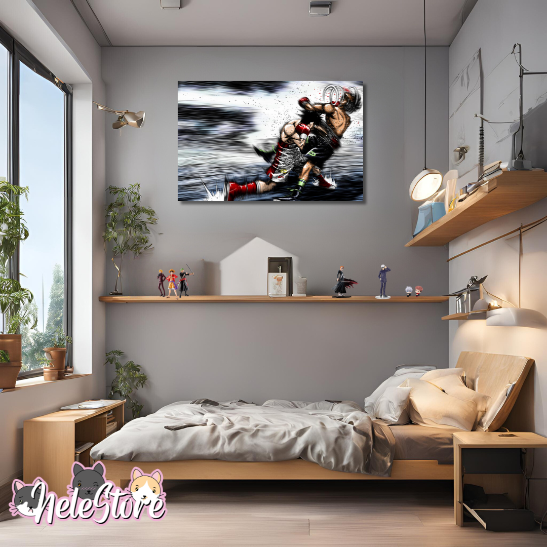 Hajime no Ippo (4) Cuadro 40x30 cm, 60x39 cm, 70x50 cm