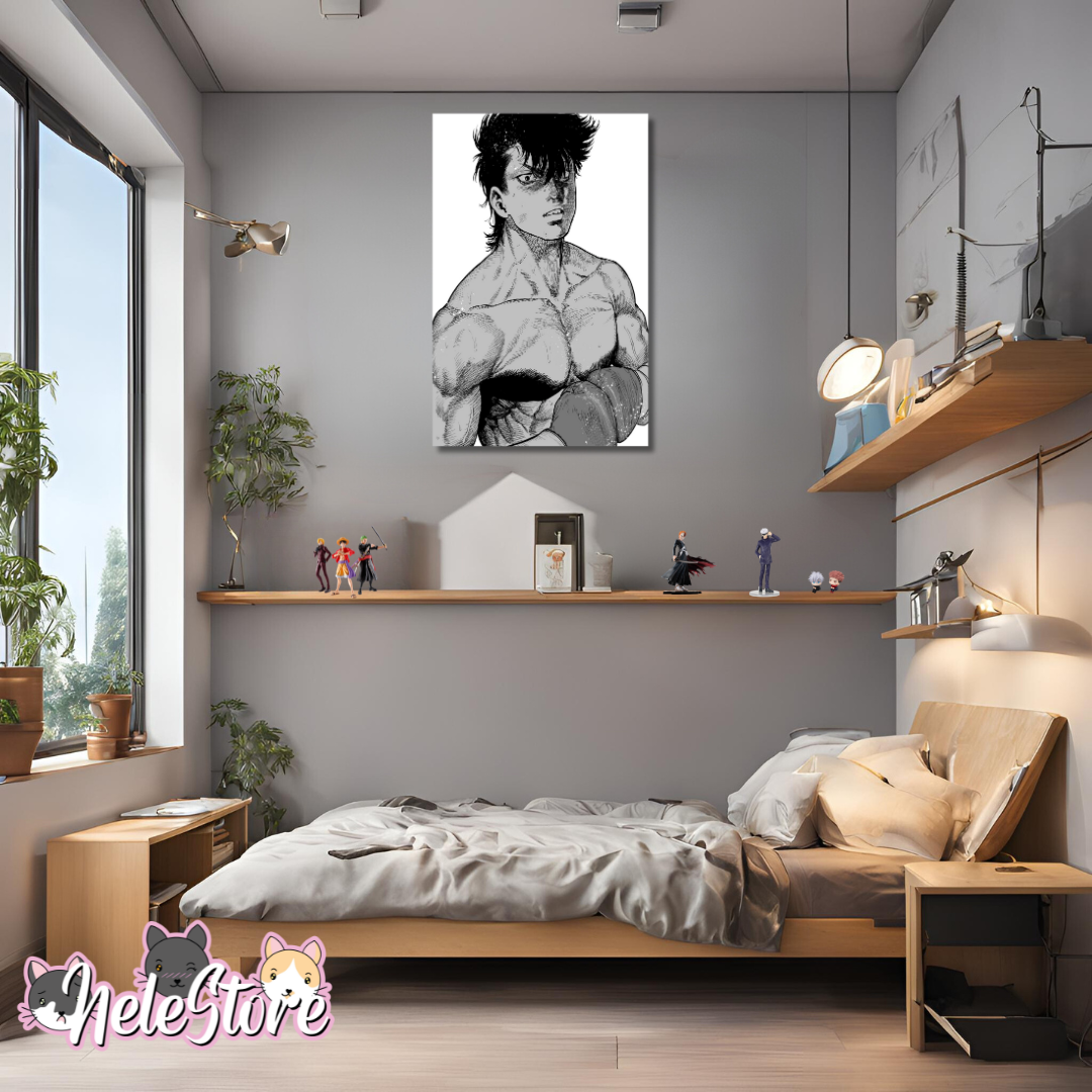 Hajime no Ippo (6) Cuadro 40x30 cm, 60x39 cm, 70x50 cm