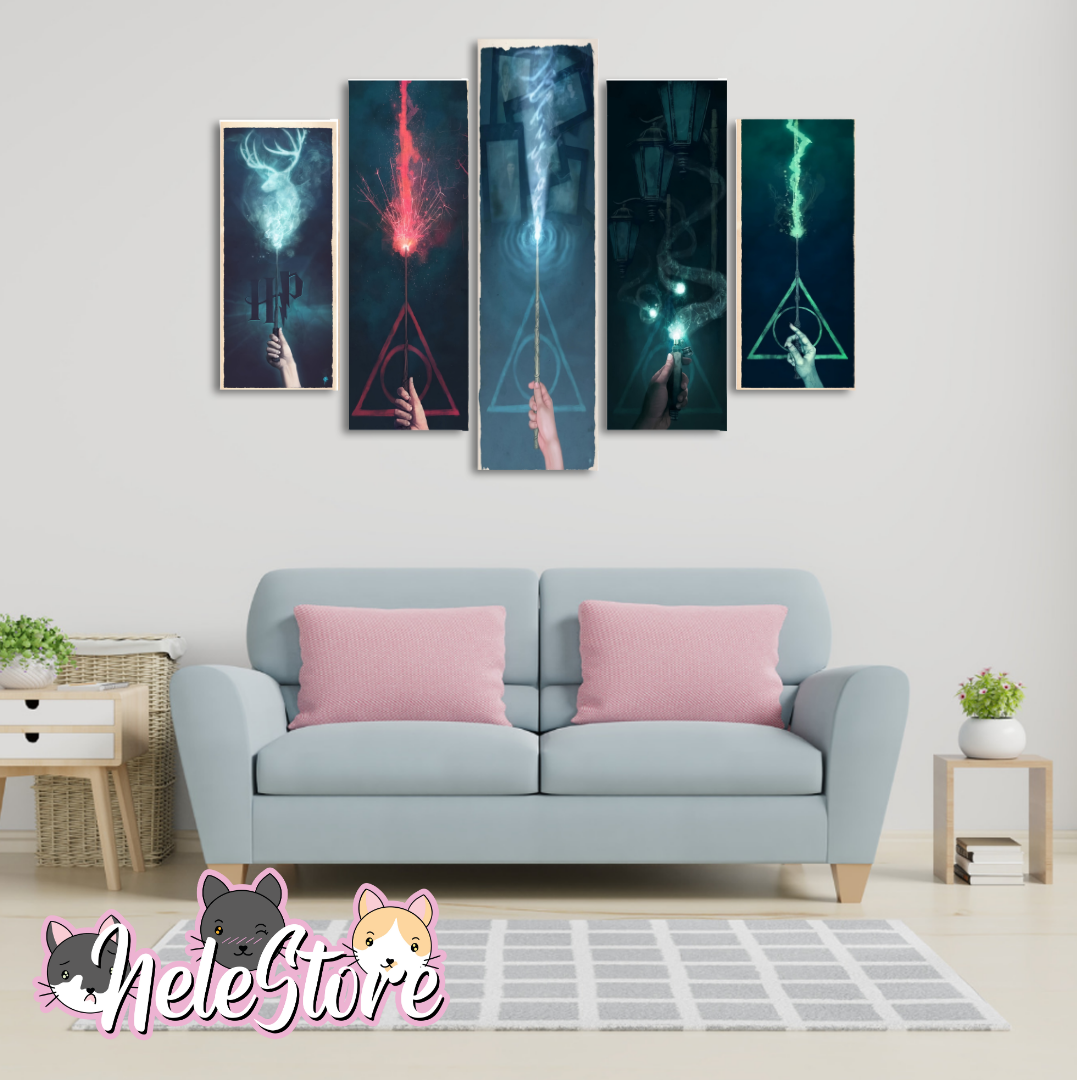 Harry Potter (3) - Segmentado 5 piezas 110x80 cm