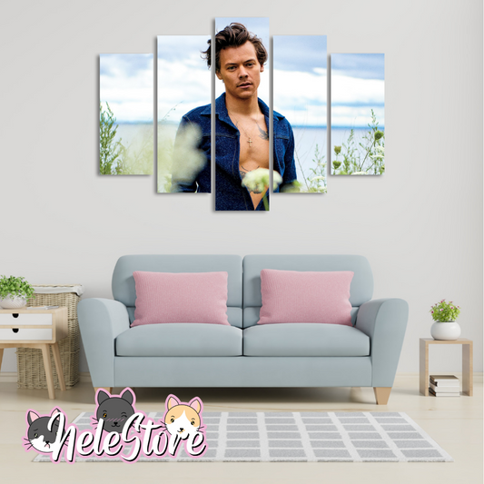Harry Styles (2) - Segmentado 5 piezas 110x80 cm