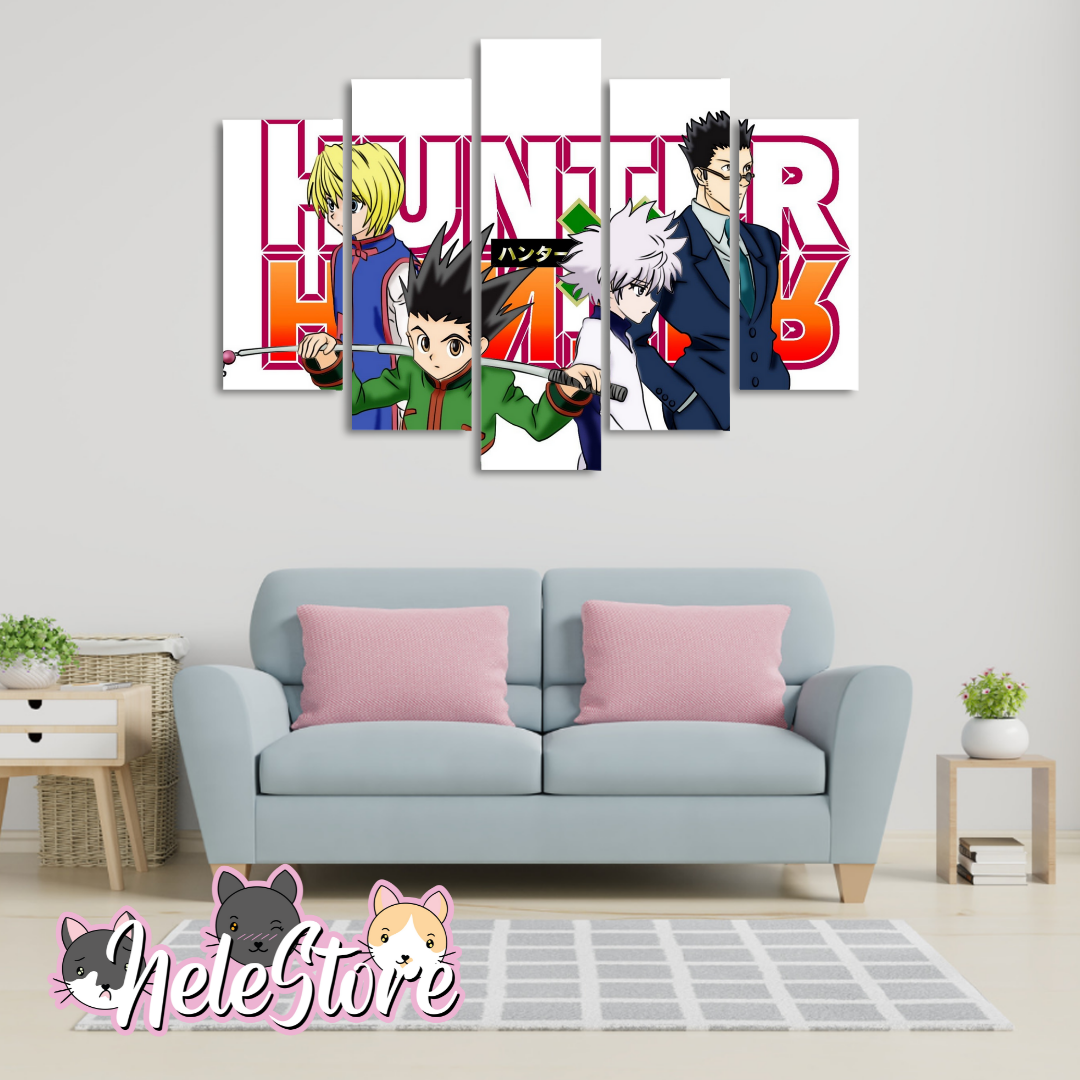 Hunter X Hunter (2) - Segmentado 5 piezas 110x80 cm