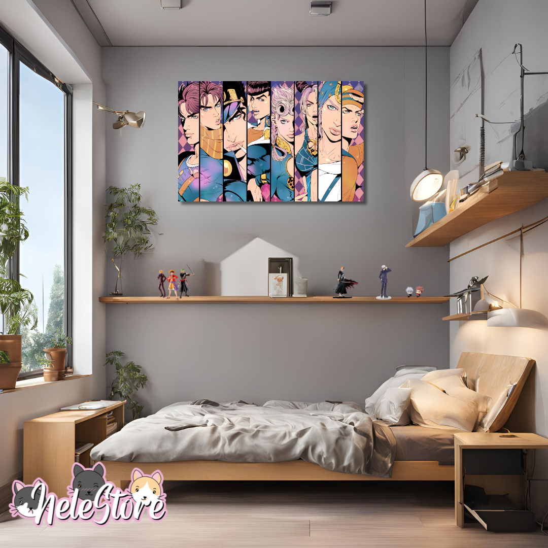 JoJo's Bizarre Adventure (5) Cuadro 40x30 cm, 60x39 cm, 70x50 cm