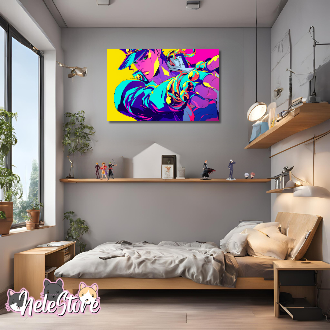 JoJo's Bizarre Adventure (7) Cuadro 40x30 cm, 60x39 cm, 70x50 cm