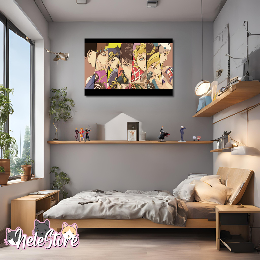 JoJo's Bizarre Adventure (9) Cuadro 40x30 cm, 60x39 cm, 70x50 cm