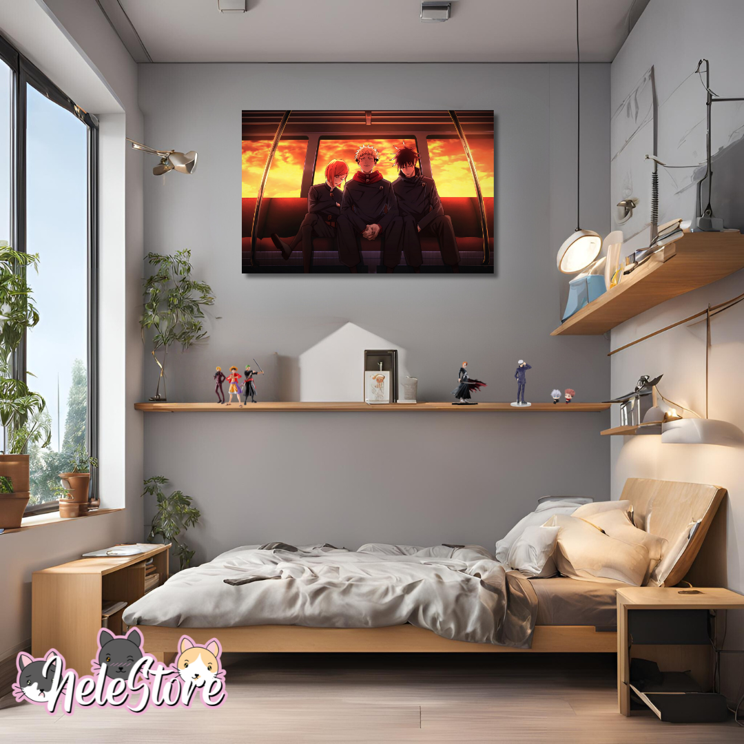 Jujutsu Kaisen (3) Cuadro 40x30 cm, 60x39 cm, 70x50 cm