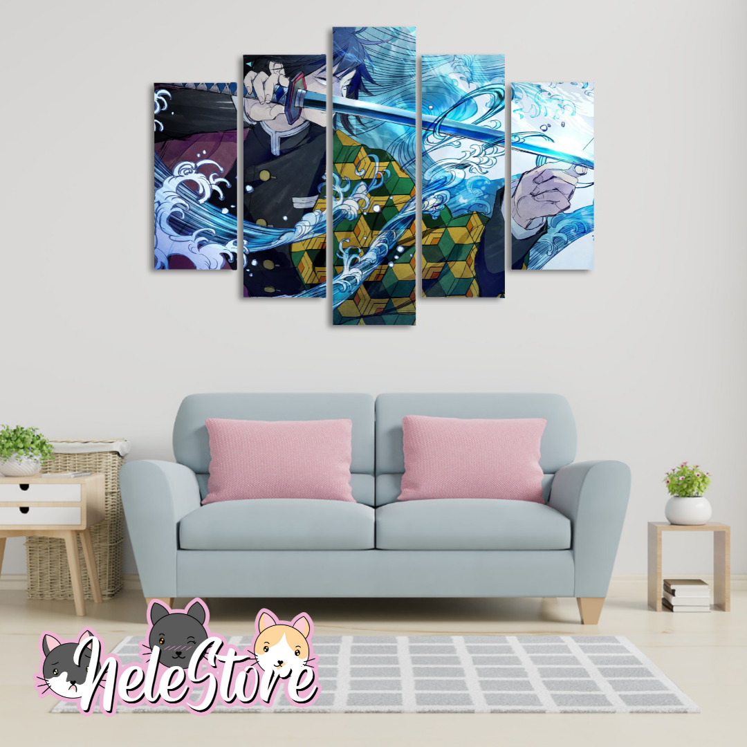 Kimetsu No Yaiba (6) - Segmentado 5 piezas 110x80 cm