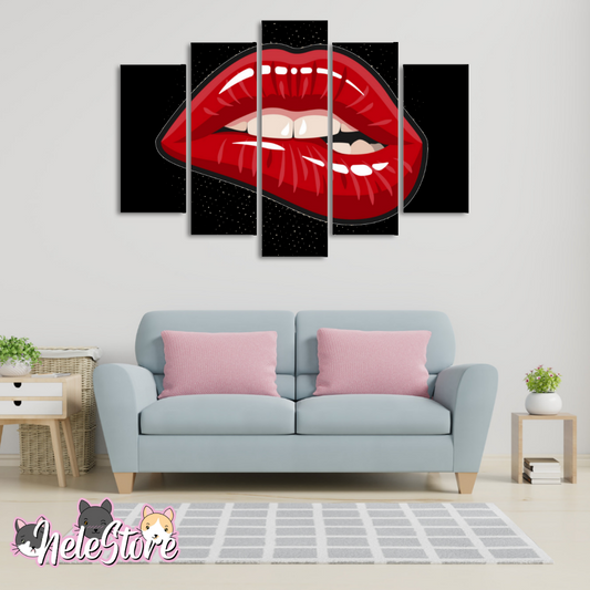 Labio (1) - Segmentado 5 piezas 110x80 cm