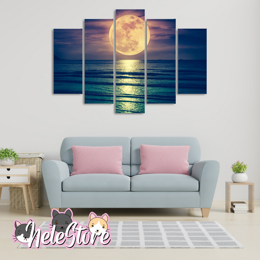Luna Mar - Segmentado 5 piezas 110x80 cm