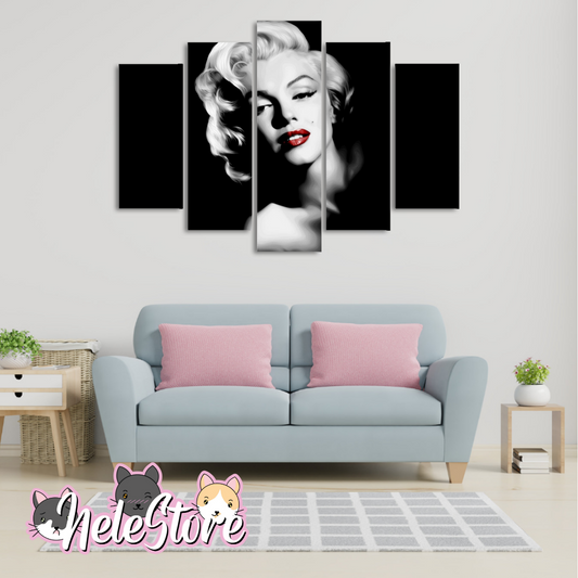 Marilyn Monroe (1) - Segmentado 5 piezas 110x80 cm