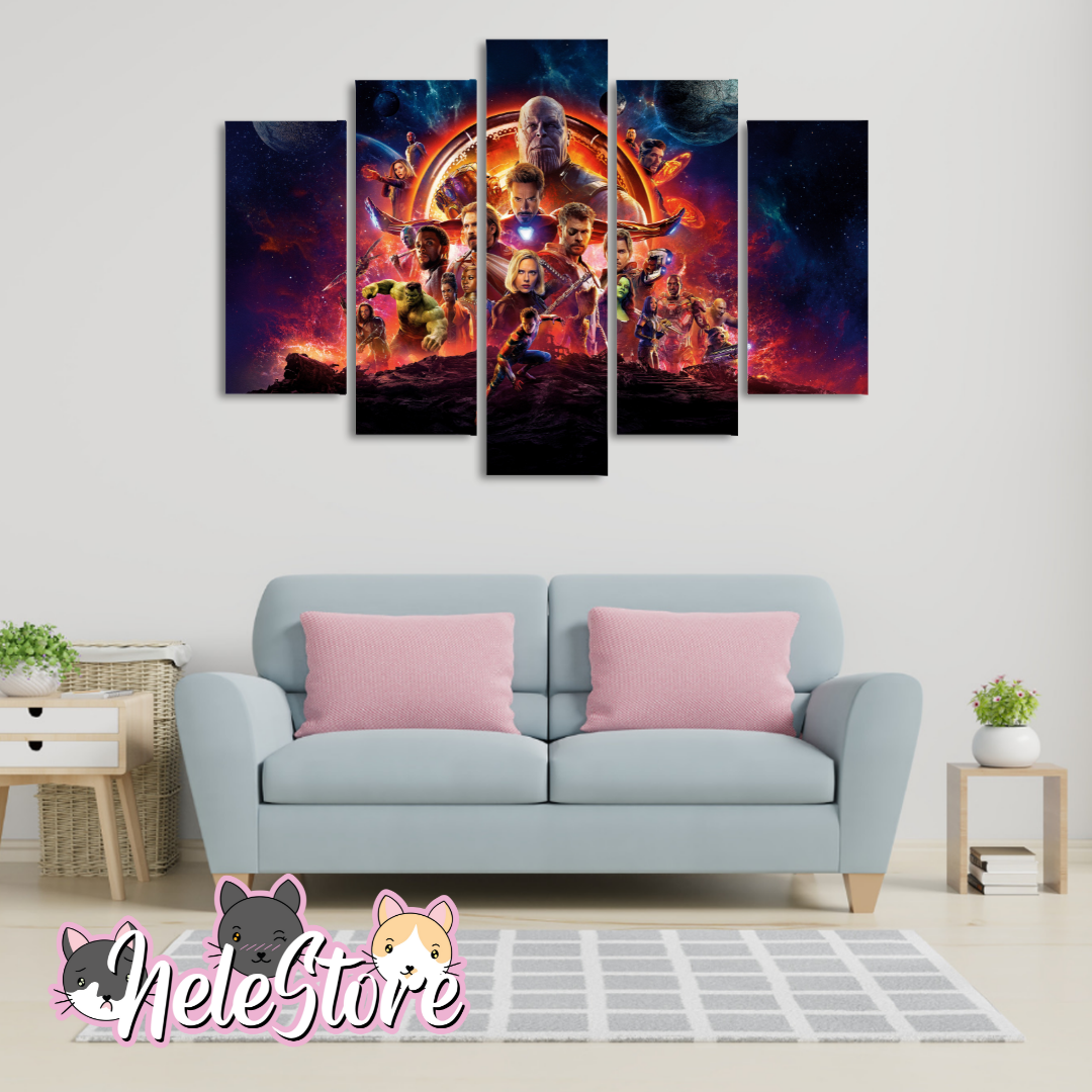 Marvel (1) - Segmentado 5 piezas 110x80 cm