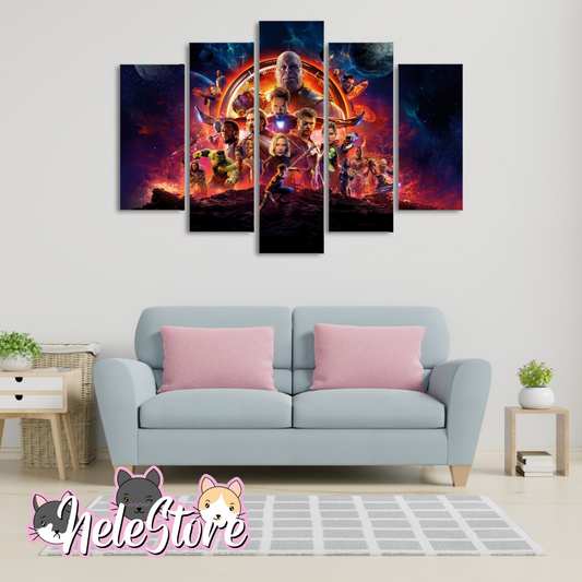 Marvel (1) - Segmentado 5 piezas 110x80 cm