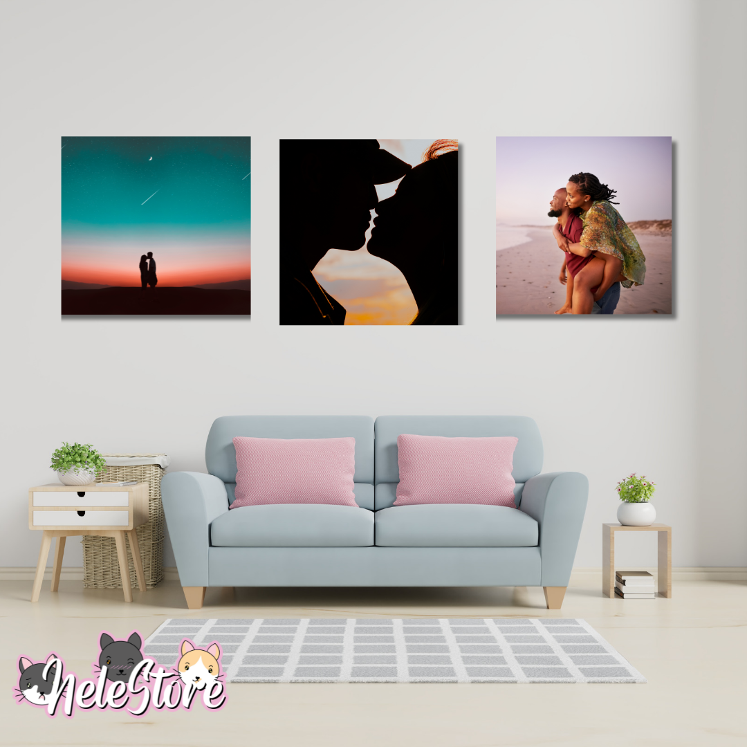 Promoción 3 Cuadros 40x40 cm