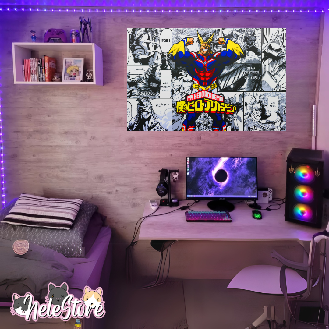 My Hero Academia (9) Cuadro 40x30 cm, 60x39 cm, 70x50 cm