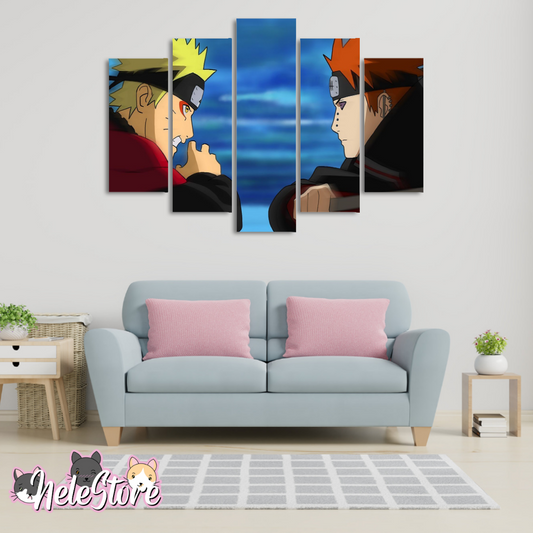 Naruto (12) - Segmentado 5 piezas 110x80 cm