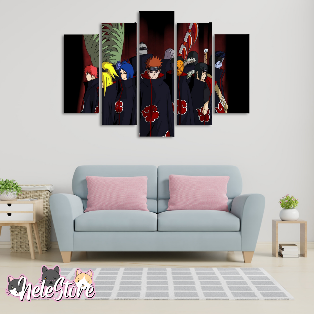 Naruto (13) - Segmentado 5 piezas 110x80 cm