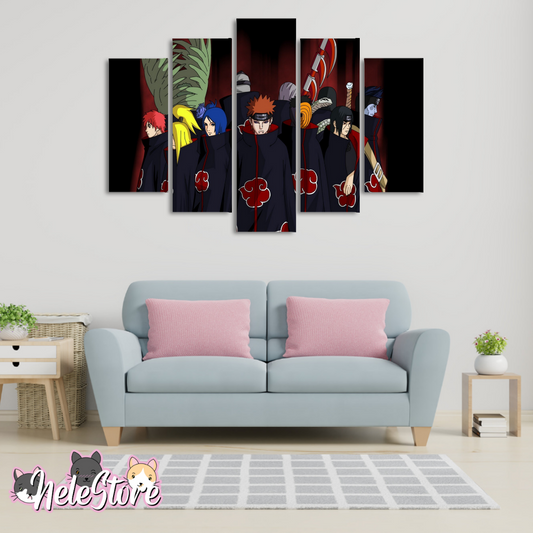 Naruto (13) - Segmentado 5 piezas 110x80 cm