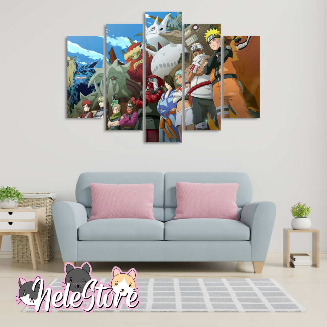 Naruto (2) - Segmentado 5 piezas 110x80 cm