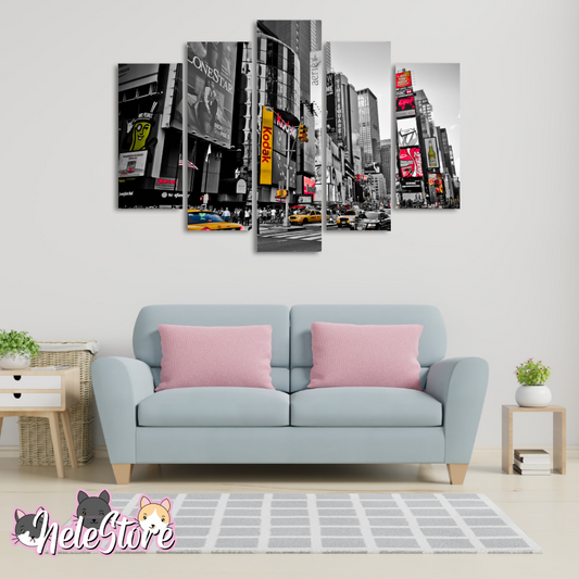 Nueva York - Segmentado 5 piezas 110x80 cm