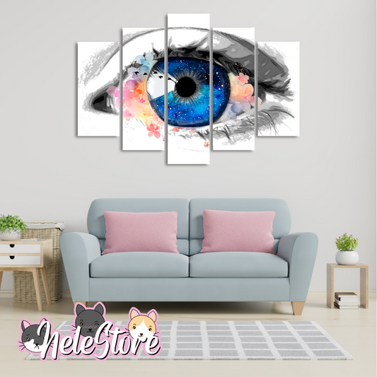 Ojo - Segmentado 5 piezas 110x80 cm